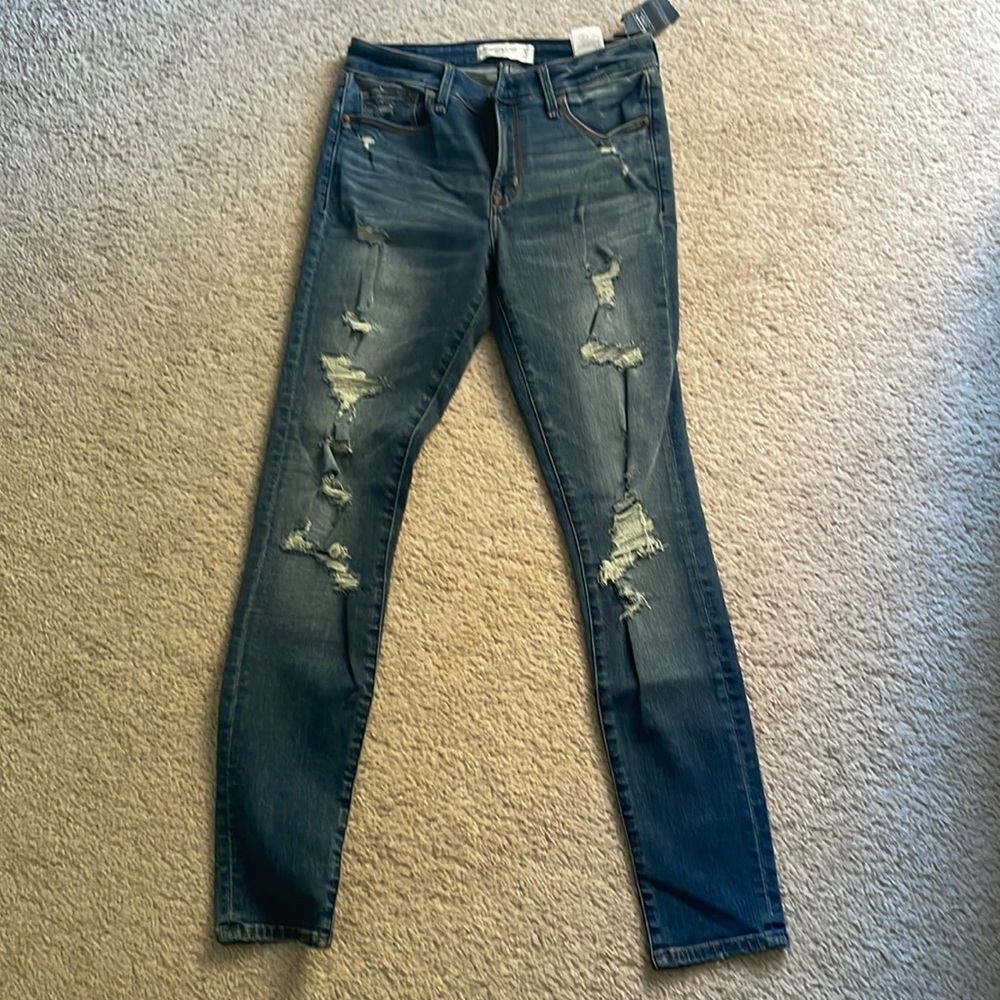 NWT A&F The Super Skinny Jeans